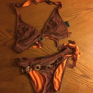 Becca bikini with matching coverup